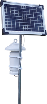 MySense air quality kit using solar power